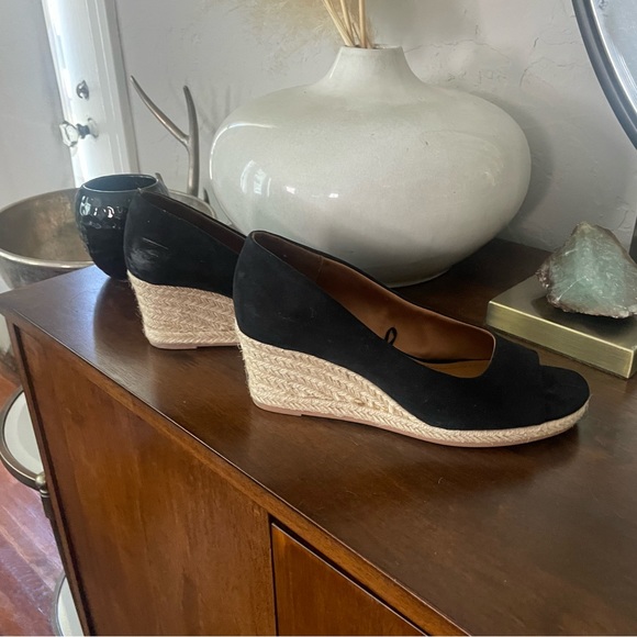 H&M Peep Toe Espadrille Wedge - 8.5 - Picture 5 of 5